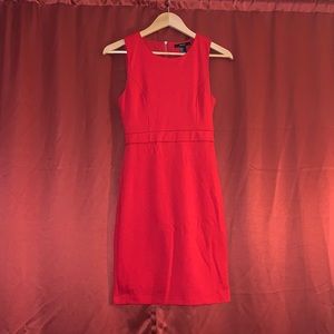 Forever21 form fitted red dress